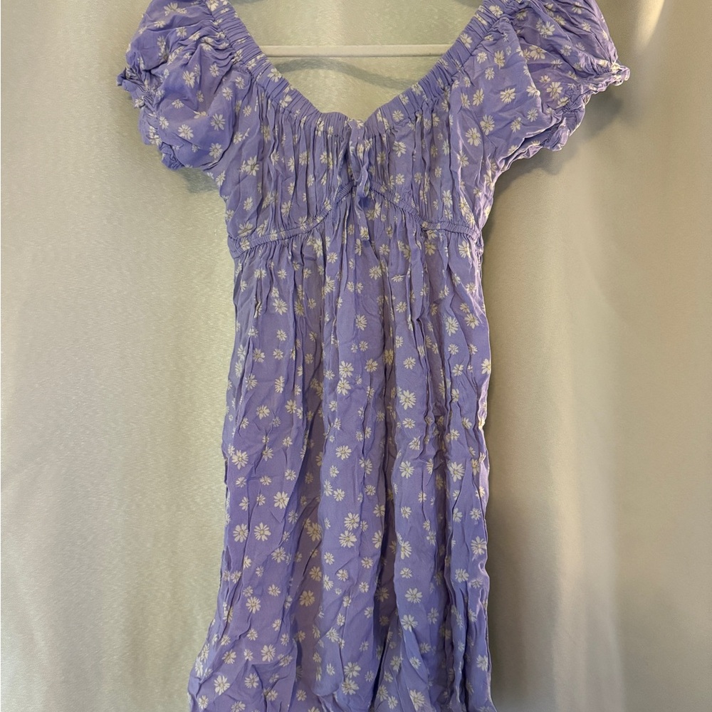 RSQ Purple Smocked Tiered Sundress from Tillys